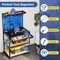 Tool Organizer Workbench with 20 Pieces Hanging Accessories Suitable for Home or Garage Use